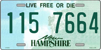 NH license plate 1157664
