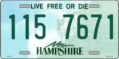 NH license plate 1157671