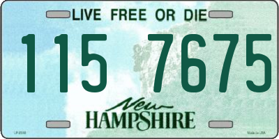 NH license plate 1157675