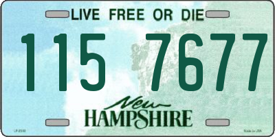 NH license plate 1157677