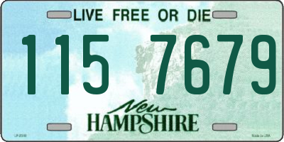 NH license plate 1157679