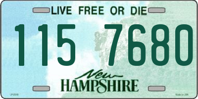 NH license plate 1157680