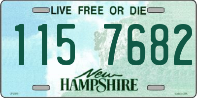 NH license plate 1157682