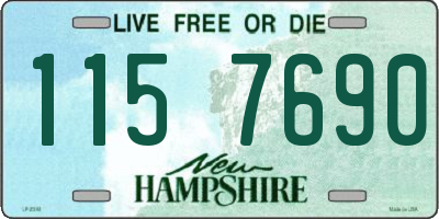 NH license plate 1157690