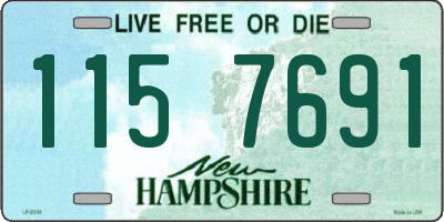 NH license plate 1157691