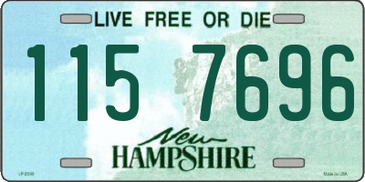 NH license plate 1157696
