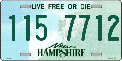 NH license plate 1157712
