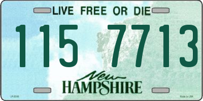 NH license plate 1157713