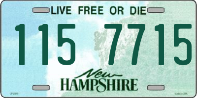 NH license plate 1157715