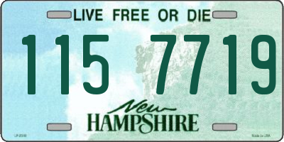 NH license plate 1157719