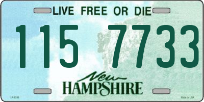 NH license plate 1157733