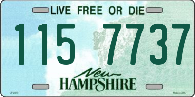 NH license plate 1157737