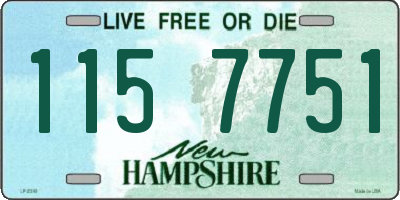 NH license plate 1157751