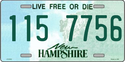 NH license plate 1157756