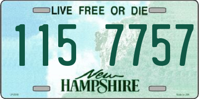 NH license plate 1157757