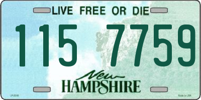 NH license plate 1157759