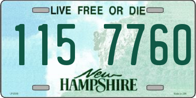 NH license plate 1157760