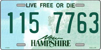 NH license plate 1157763