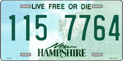 NH license plate 1157764