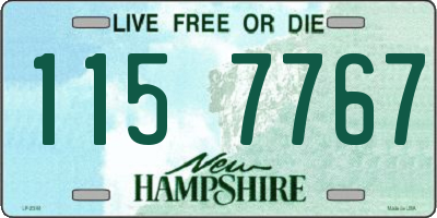 NH license plate 1157767
