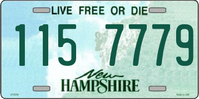 NH license plate 1157779