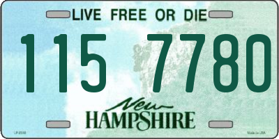NH license plate 1157780