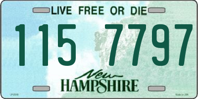 NH license plate 1157797