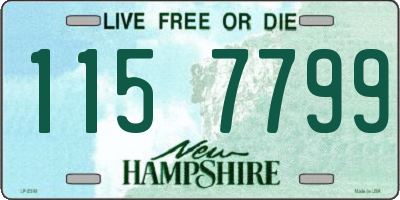 NH license plate 1157799