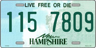 NH license plate 1157809