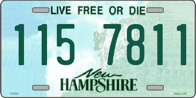 NH license plate 1157811