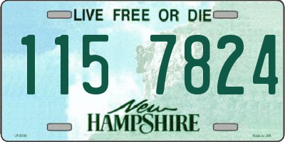 NH license plate 1157824