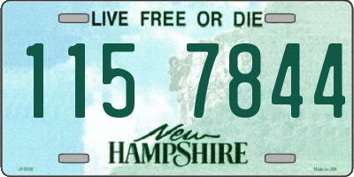 NH license plate 1157844