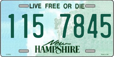NH license plate 1157845