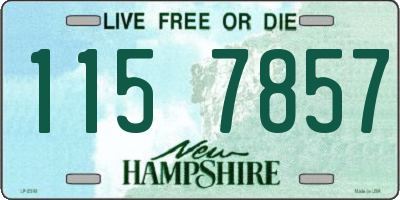 NH license plate 1157857