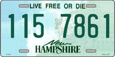 NH license plate 1157861