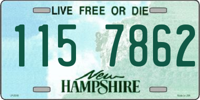NH license plate 1157862
