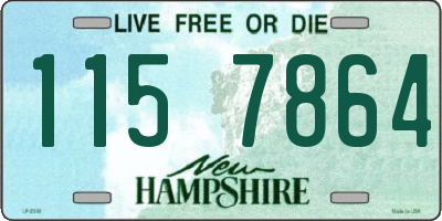 NH license plate 1157864