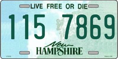 NH license plate 1157869