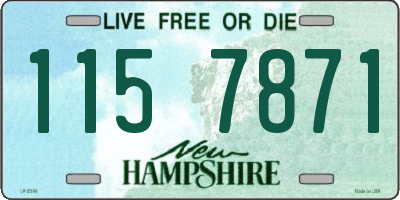 NH license plate 1157871