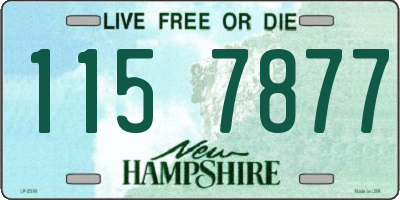 NH license plate 1157877
