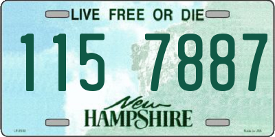 NH license plate 1157887