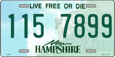 NH license plate 1157899