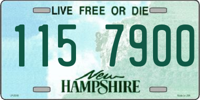 NH license plate 1157900
