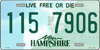 NH license plate 1157906
