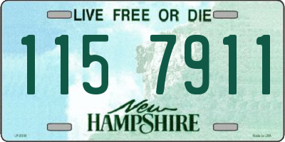 NH license plate 1157911