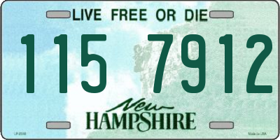 NH license plate 1157912