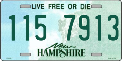 NH license plate 1157913