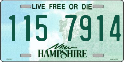 NH license plate 1157914