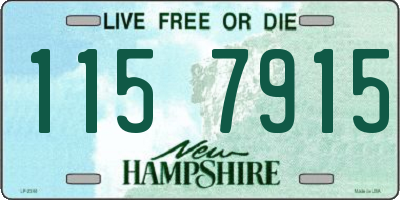 NH license plate 1157915