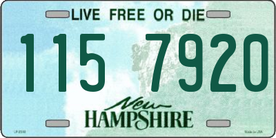 NH license plate 1157920